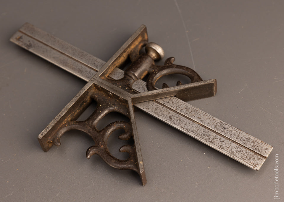 Fancy CHAPLIN’S PATENT Combination Square & Center Finder - 116501