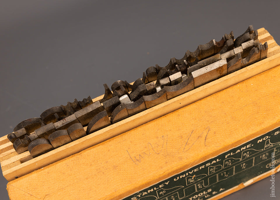 100% Complete Near Mint STANLEY No. 55 Combination Plane in Original Box - 116507