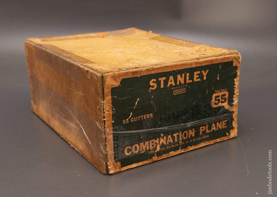 100% Complete Near Mint STANLEY No. 55 Combination Plane in Original Box - 116507