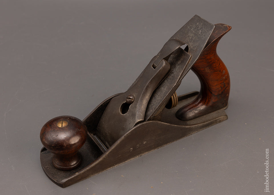 Rare Type 2 STANLEY No. 4 Smooth Plane with Solid Nut & Cap - 116511