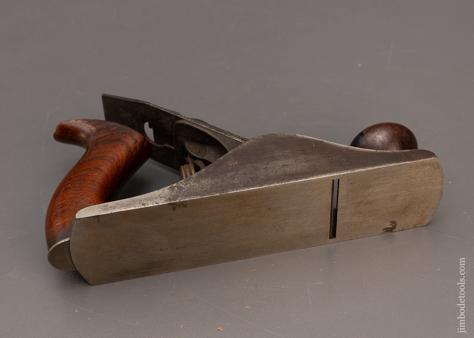 Rare Type 2 STANLEY No. 4 Smooth Plane with Solid Nut & Cap - 116511