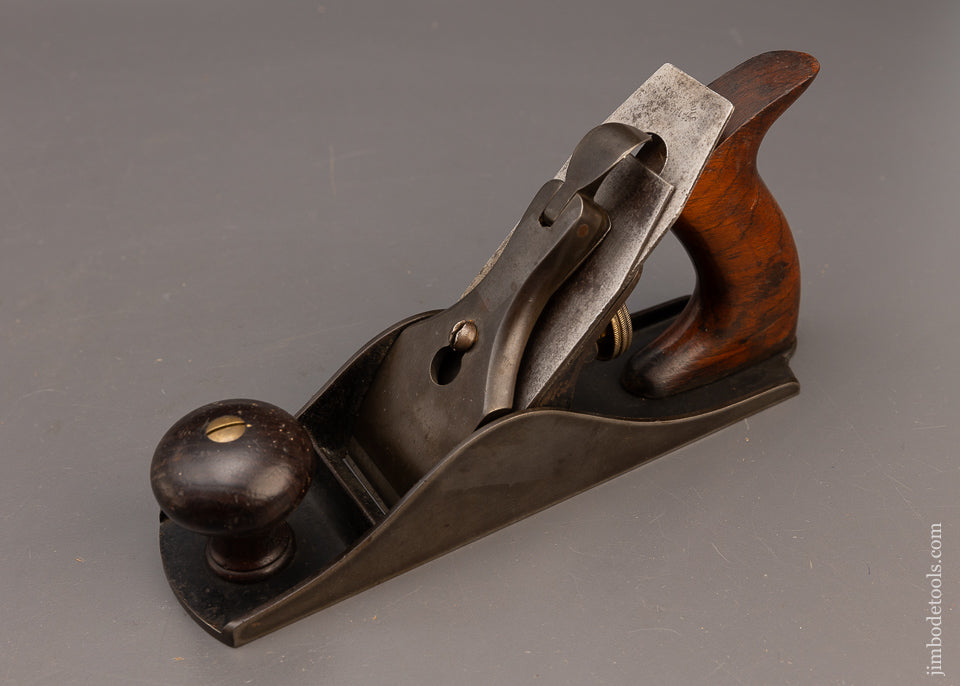 Rare Type 2 STANLEY No. 4 Smooth Plane with Solid Nut & Cap - 116512