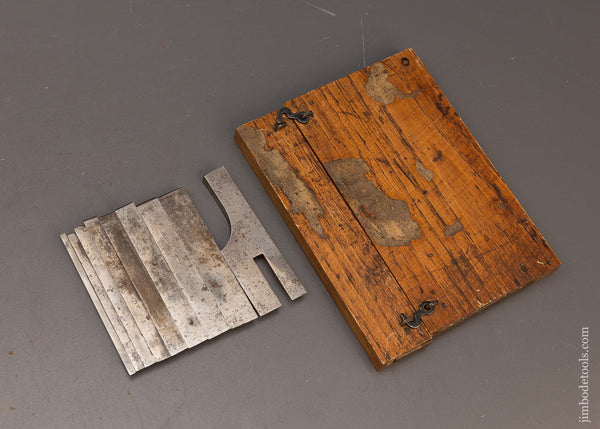 Original Set of Plow Plane Irons for STANLEY MILLER’S PATENT No. 41, 42, 43, 44 Planes - 116525