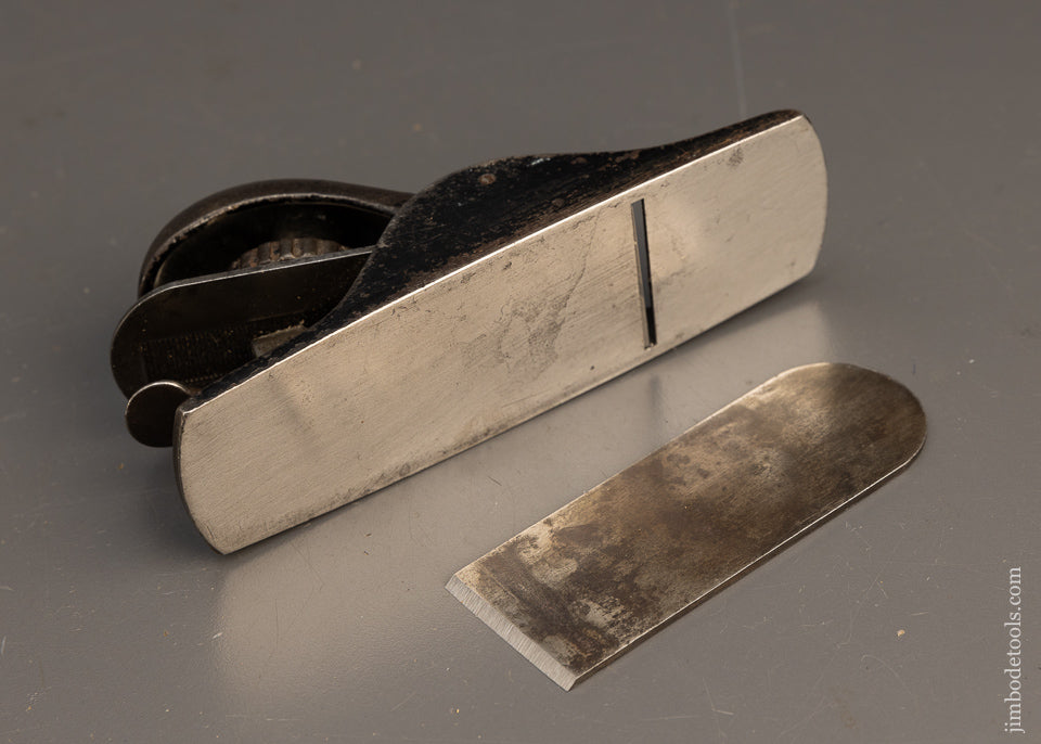 Early STANLEY No. 103 Adjustable Block Plane Fine with Spare Iron - 116526