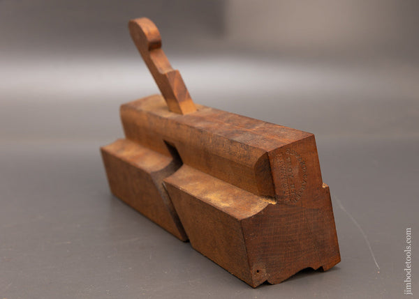 Crisp Wide Reverse Ogee Moulding Plane by EDWARD CARTER TROY-NY - 116529