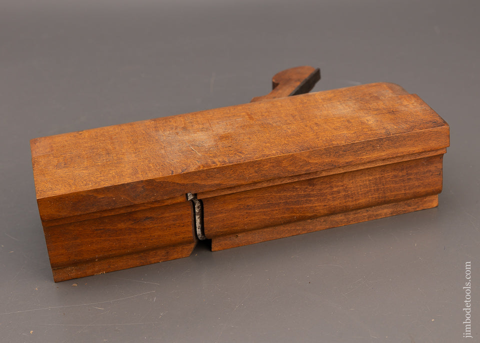 Crisp Wide Reverse Ogee Moulding Plane by EDWARD CARTER TROY-NY - 116529