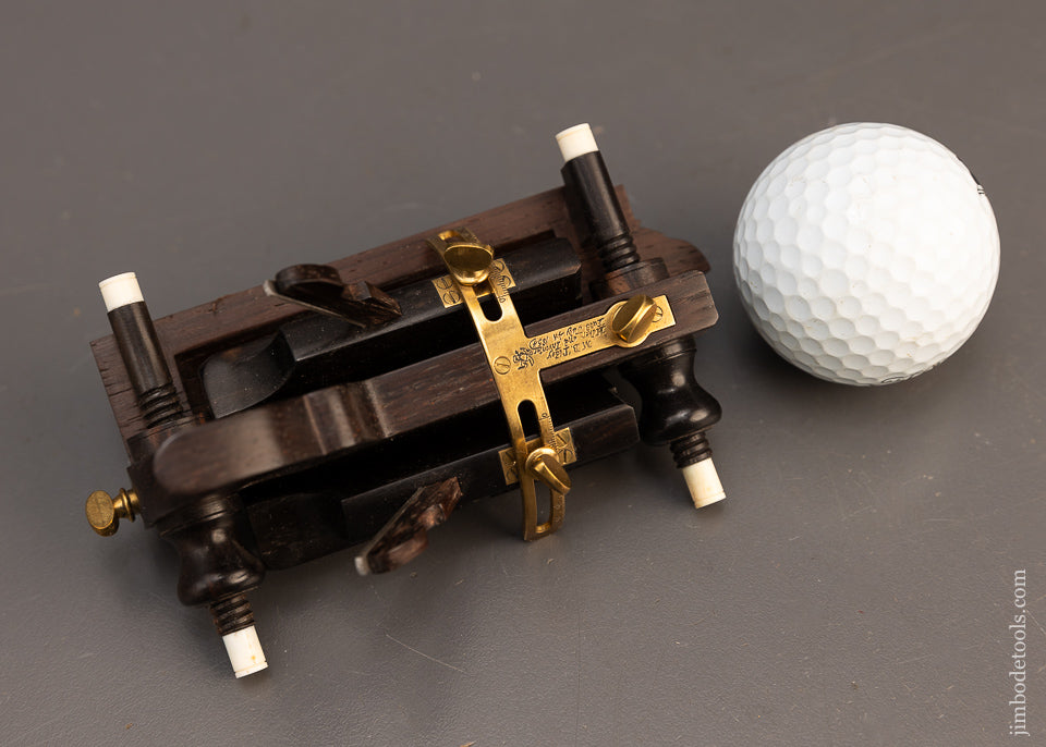 PAUL HAMLER Miniature TIDEY Patent Rosewood & Ebony Beveling Plane - 116540 - AS OF JUNE 2