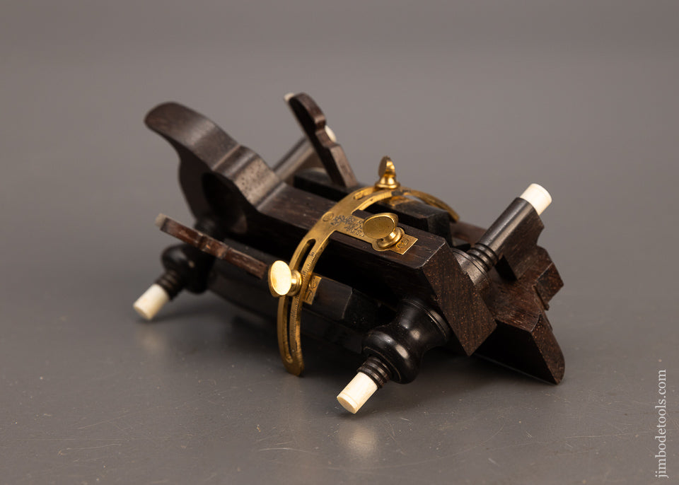 PAUL HAMLER Miniature TIDEY Patent Rosewood & Ebony Beveling Plane - 116540 - AS OF JUNE 2