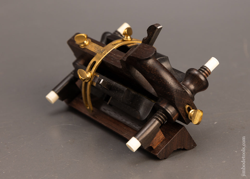 PAUL HAMLER Miniature TIDEY Patent Rosewood & Ebony Beveling Plane - 116540 - AS OF JUNE 2