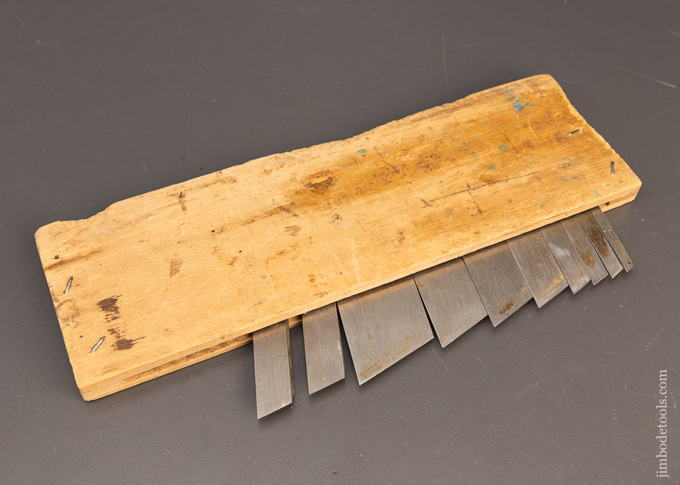 Fine STANLEY No. 46 Skewed Cutter Combination Plow, Dado, Match & Filletster Plane with Full Set of 12 Cutters - 116551