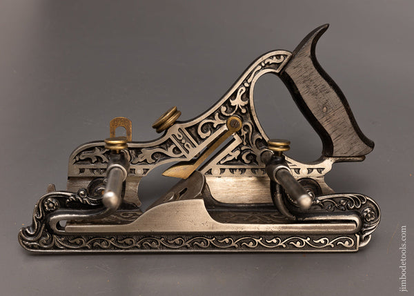 Beautiful Ornate STANLEY MILLERS PATENT No. 41 Plow Plane - 116557