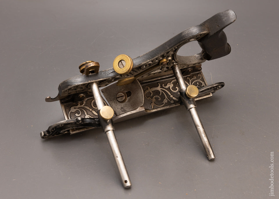 Beautiful Ornate STANLEY MILLERS PATENT No. 41 Plow Plane - 116557