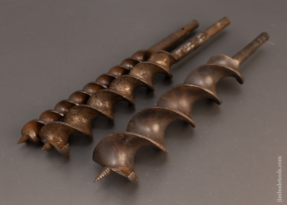 Set of Three 12 Inch Boring Machine Bits Sharpened - 116569