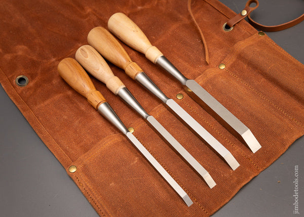 Mint Set of 4 LIE NIELSEN Heavy Mortise Chisels - 116576