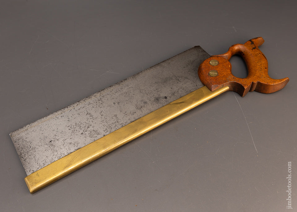Sweet 14 Inch Brass Back Tenon Saw by Drabble & Sanderson - 116580