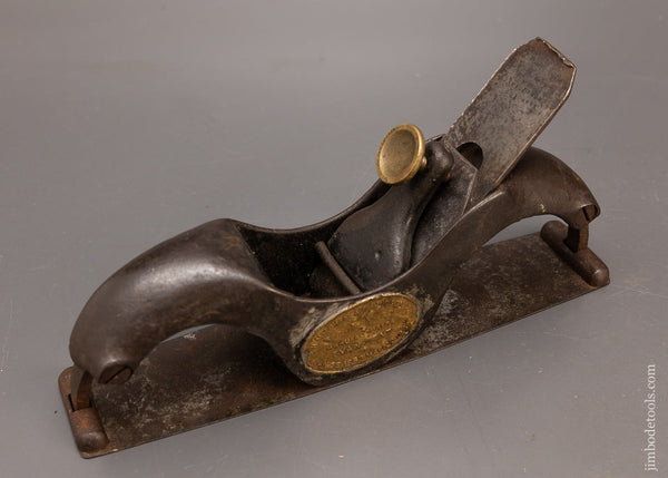 MITCHELL & CO. Hudson, N.Y. EVANS PATENT 1862 Circular Plane with Brass Plaque - 116581