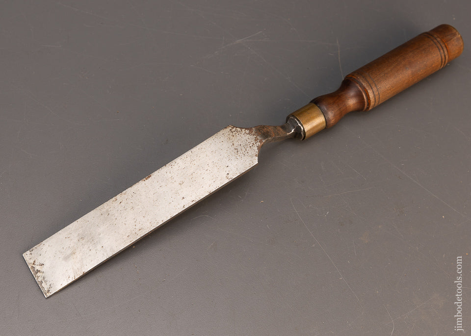 D.R. BARTON 1832 1 1/4 Inch Crank Neck Paring Chisel - 116582