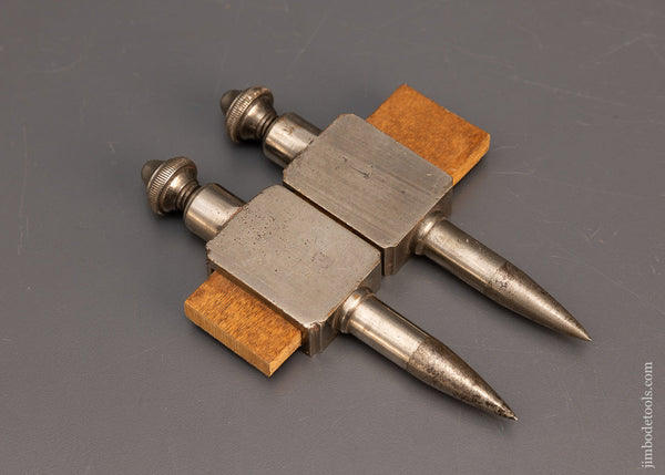 Excellent Nickel Plated Brass & Steel Trammel Points - 116583