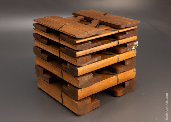 Extra Fine Skewed Set of Hollow & Round Moulding Planes by HIELDS NOTTINGHAM - 116584