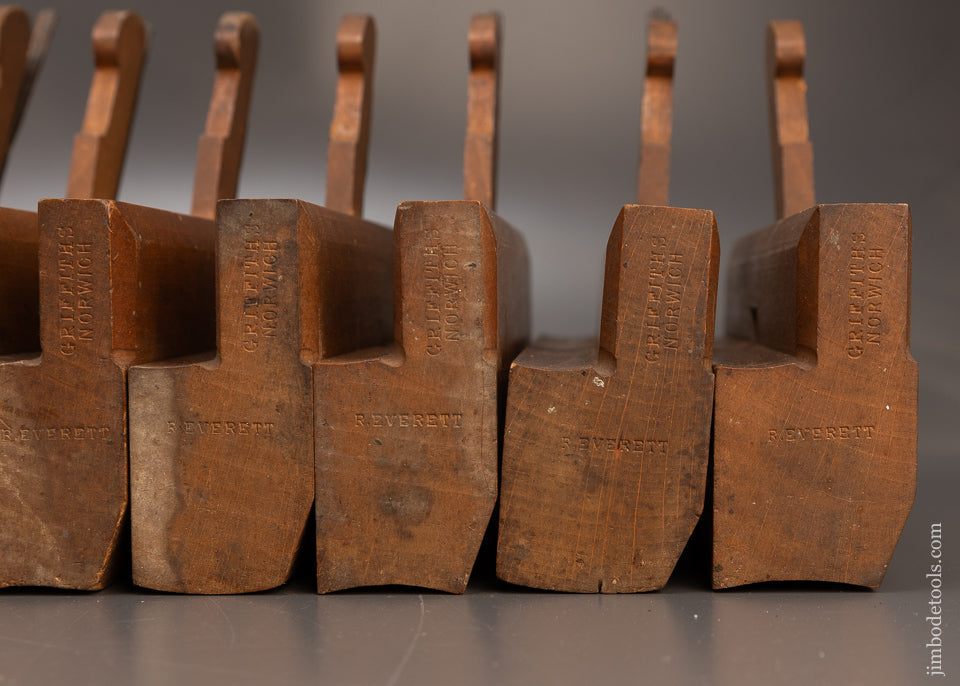 Fine Skewed Set of Hollow & Round Moulding Planes by HIELDS NOTTINGHAM - 116584 - AS OF JUNE 9