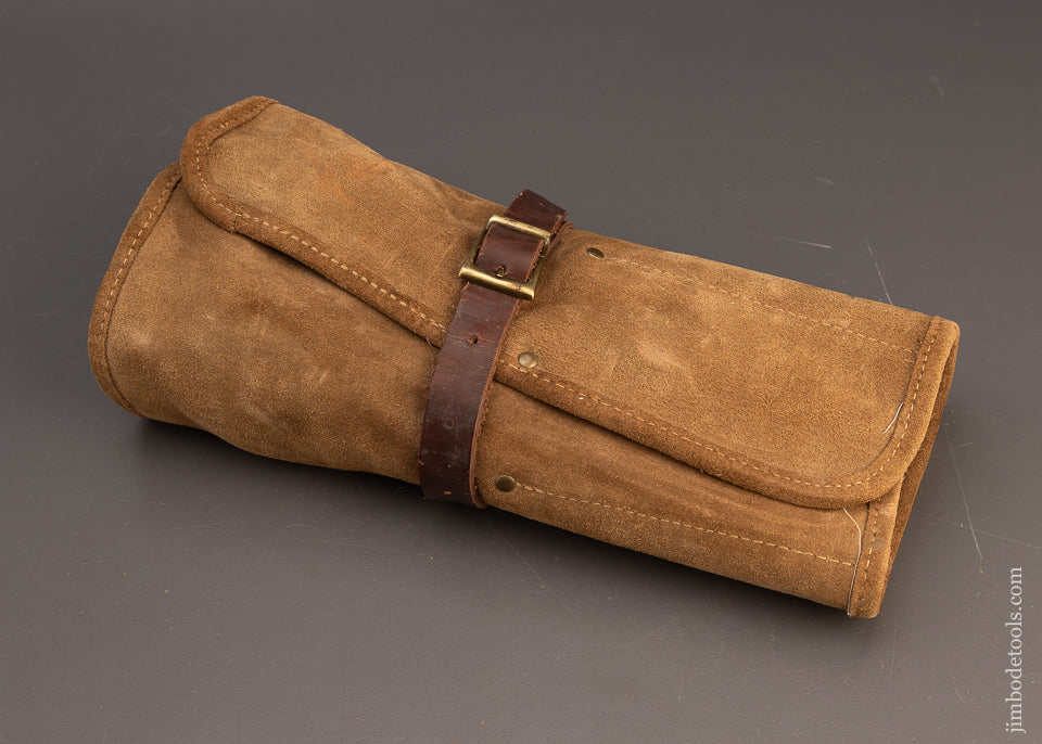 Mint Set of 6 LIE NIELSEN Bevel Edge Chisels with Leather Roll - 116590