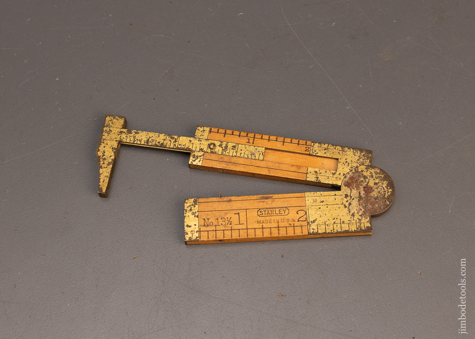 Crisp & Fine Unused STANLEY No. 13 1/2 Wide Body Caliper Rule - 116615