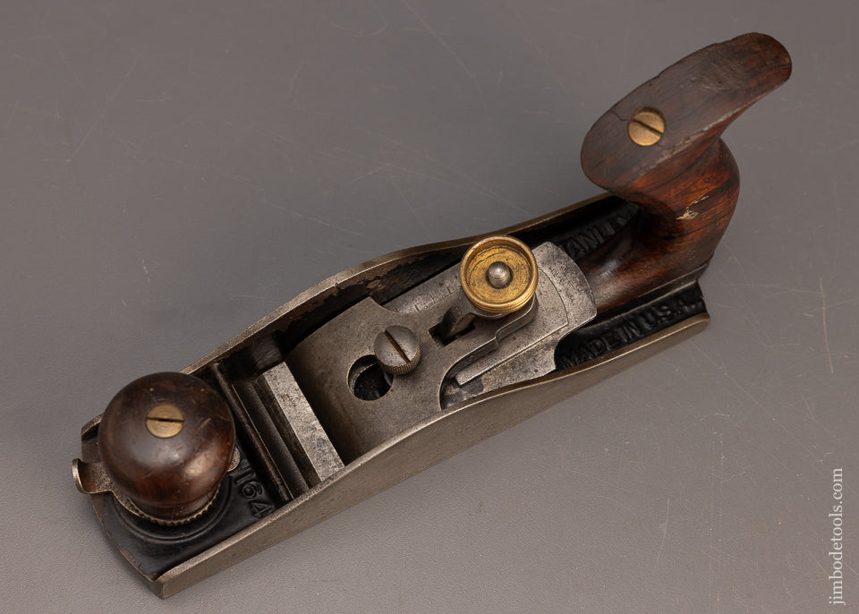 Rare STANLEY No. 164 Low Angle Smooth Plane with Adjustable Mouth - 116652 - AS OF JUNE 12