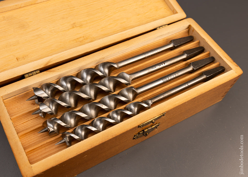 Mint & Unused RUSSELL JENNINGS Auger Bits Set in Box - 116654