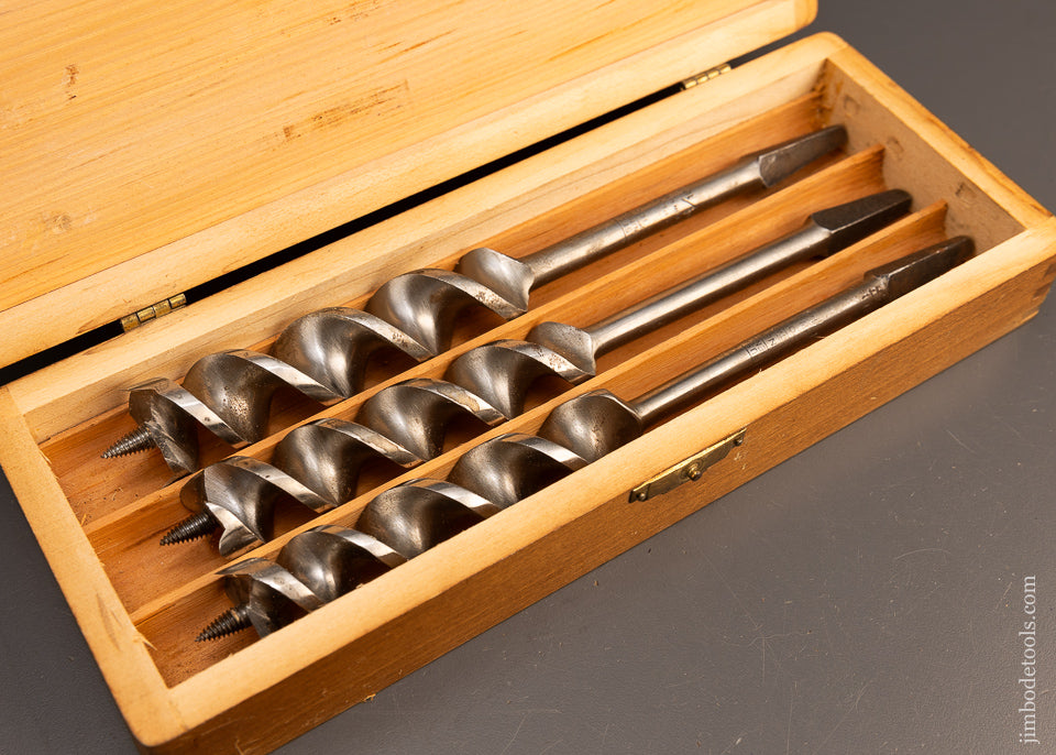 Mint & Unused RUSSELL JENNINGS Auger Bits Set in Box - 116654
