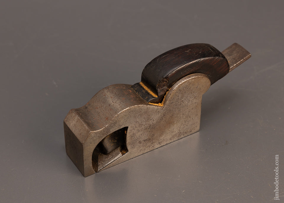 Early SLATER (Unmarked) Rosewood Infill Bullnose Shoulder Plane - 116676