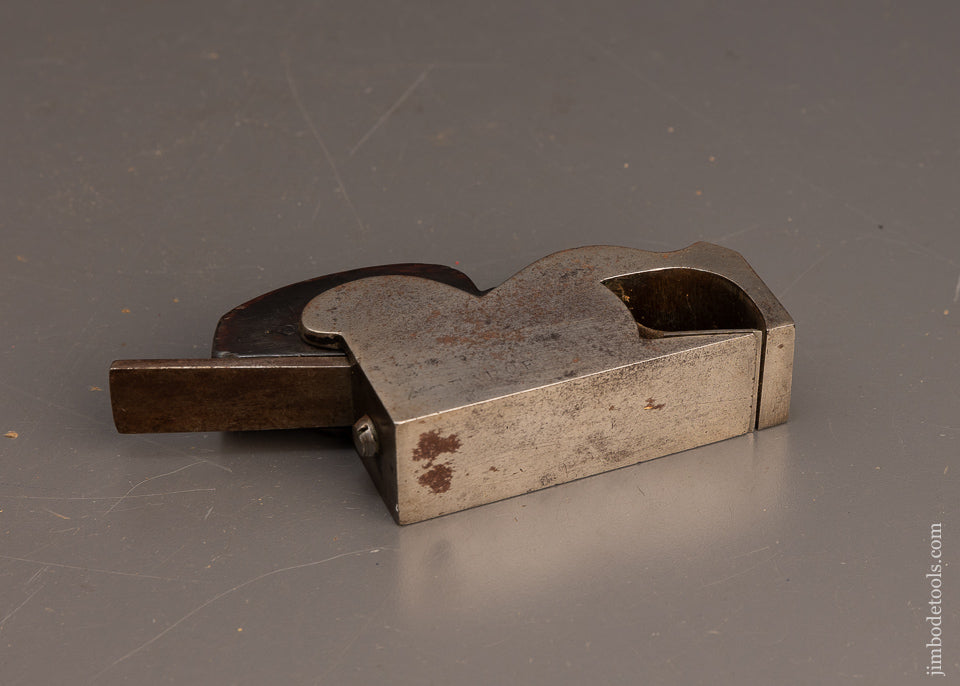 Early SLATER (Unmarked) Rosewood Infill Bullnose Shoulder Plane - 116676