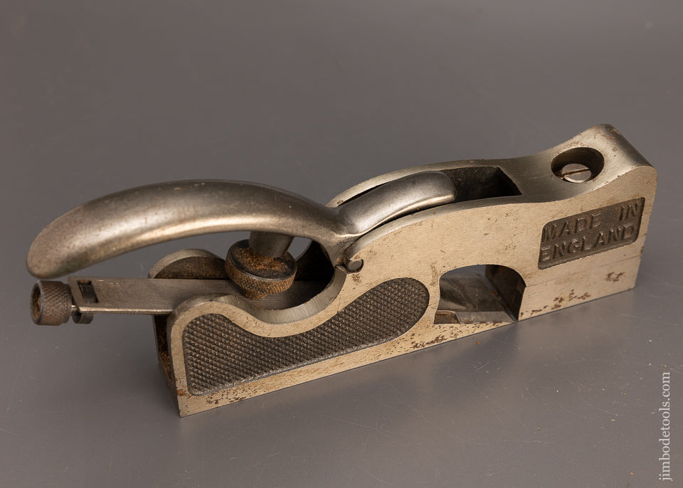 Little Used Large Size RECORD No. 073 Shoulder Plane with Adjustable Mouth - 116677