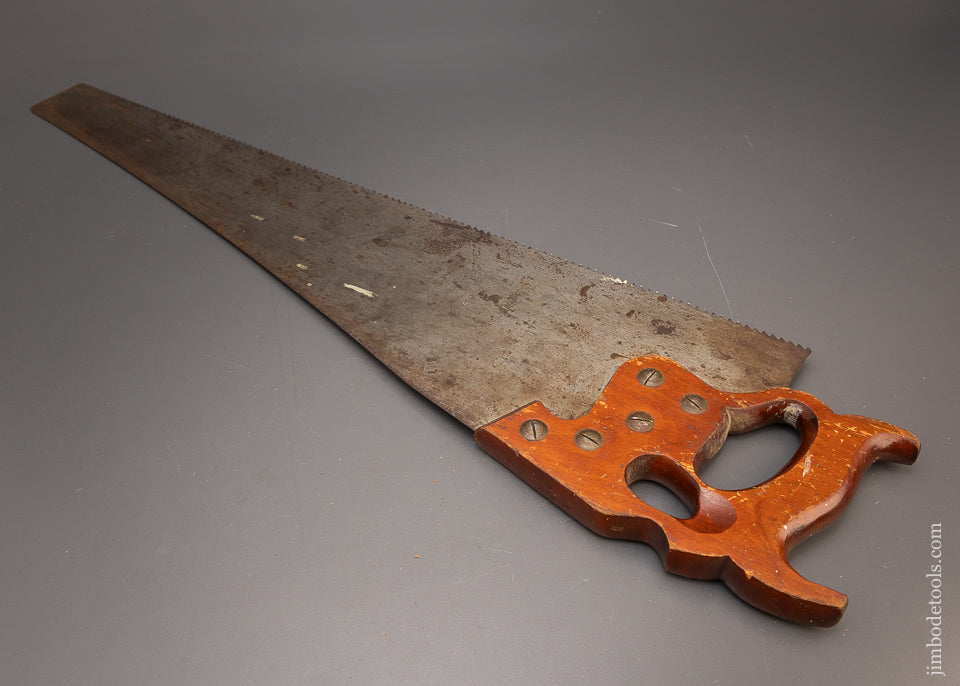 Straight & Sharp DISSTON D-8 Thumb Hole Rip Hand Saw - 116689