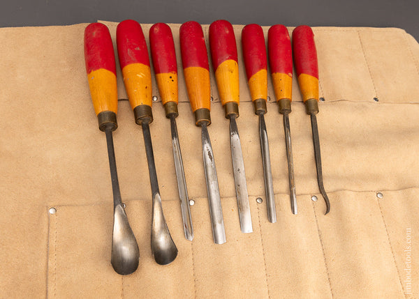 Mint Set of 8 ADDIS Carving Chisels Gouges - 116692 – Jim Bode Tools