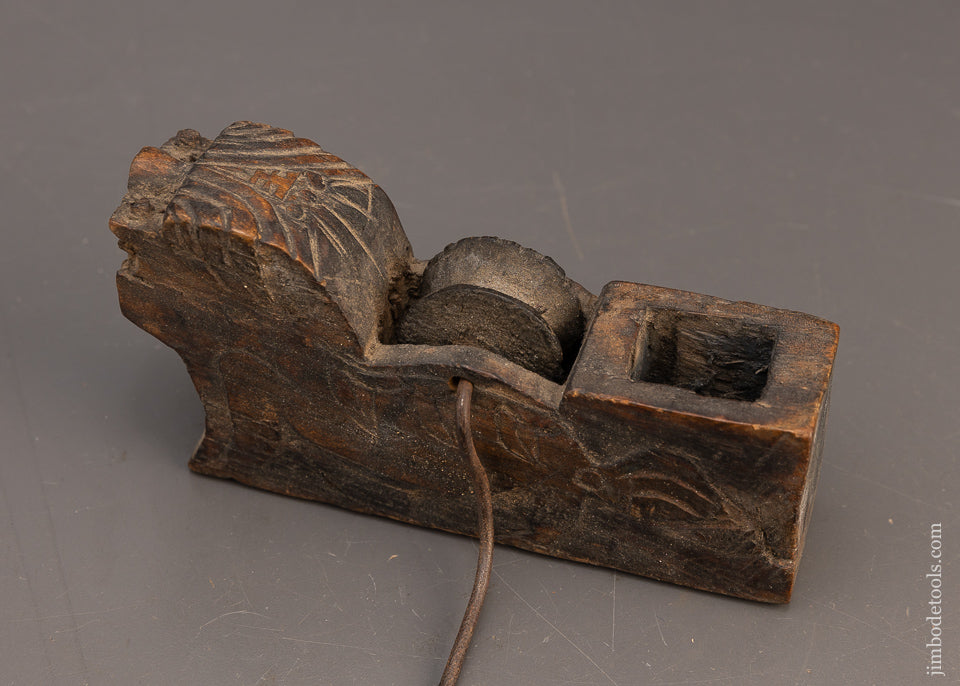 Carved Foo Dog Japanese Ink Line - 116723