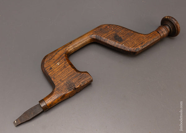 18th Century Style Bit Brace with Screwdriver Bit-116731