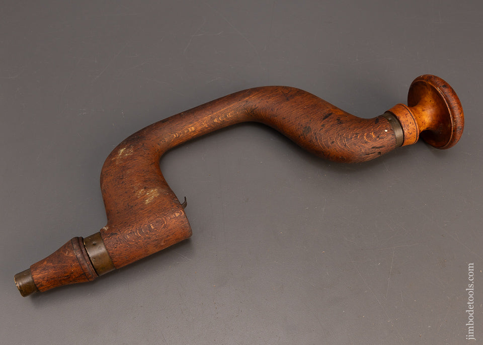 Sweet Beech & Boxwood Dutch Clothes Pin Bit Brace - 116733