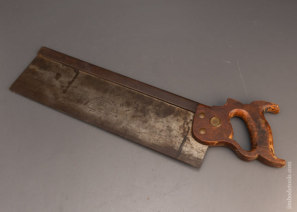 Crisp Fine DISSTON No. 4 Back Saw - 116741