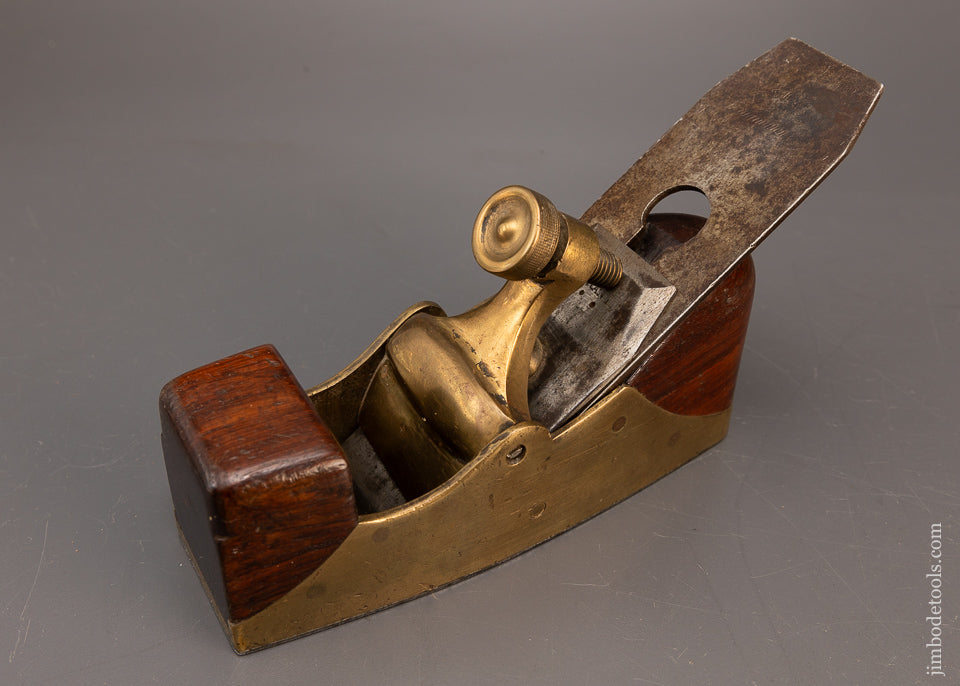 Gunmetal & Rosewood Infill Smooth Plane - 116750