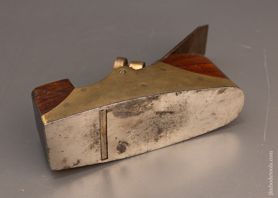 Gunmetal & Rosewood Infill Smooth Plane - 116750