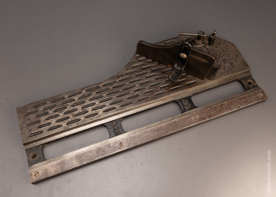 Perfect & 100% Complete STANLEY No. 51 & 52 Chute Board & Plane Shoot Board - 116754