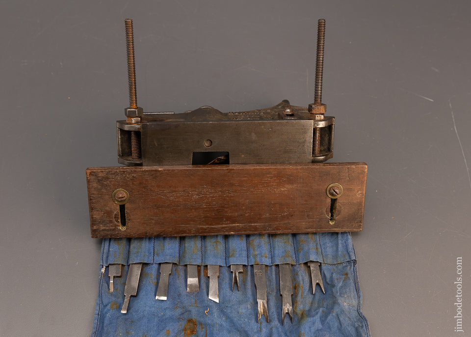 HOWKIN’S PATENT Plow Plane with 10 Cutters - 116757