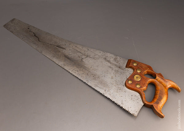 DISSTON D-8 Thumb Hole Handle Rip Hand Saw - 116772