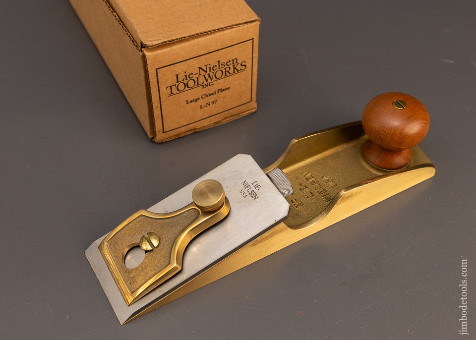 Very Rare Discontinued LIE NIELSEN No. 97 Large Chisel Plane Mint in Box - 116783
