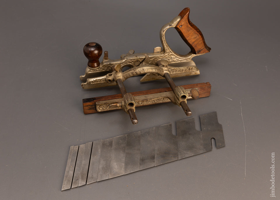 STANLEY No. 46 Skew Plow Plane with All 12 Cutters - 116787