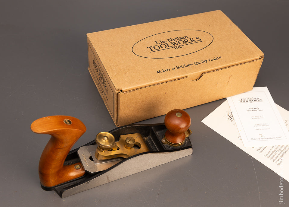 Near Mint LIE NIELSEN No. 164 Low Angle Smooth Plane with Adjustable Mouth Unavailable at Lie Nielsen - 116800