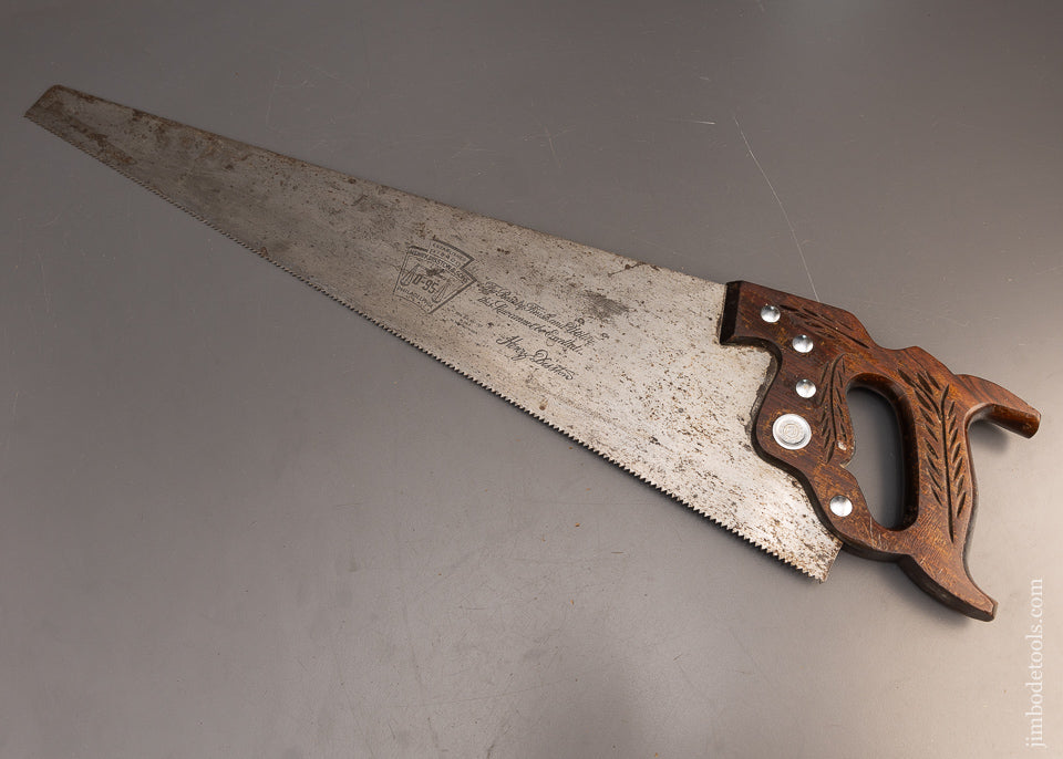 Fine DISSTON D-95 Hand Saw with Rosewood Handle - 116801