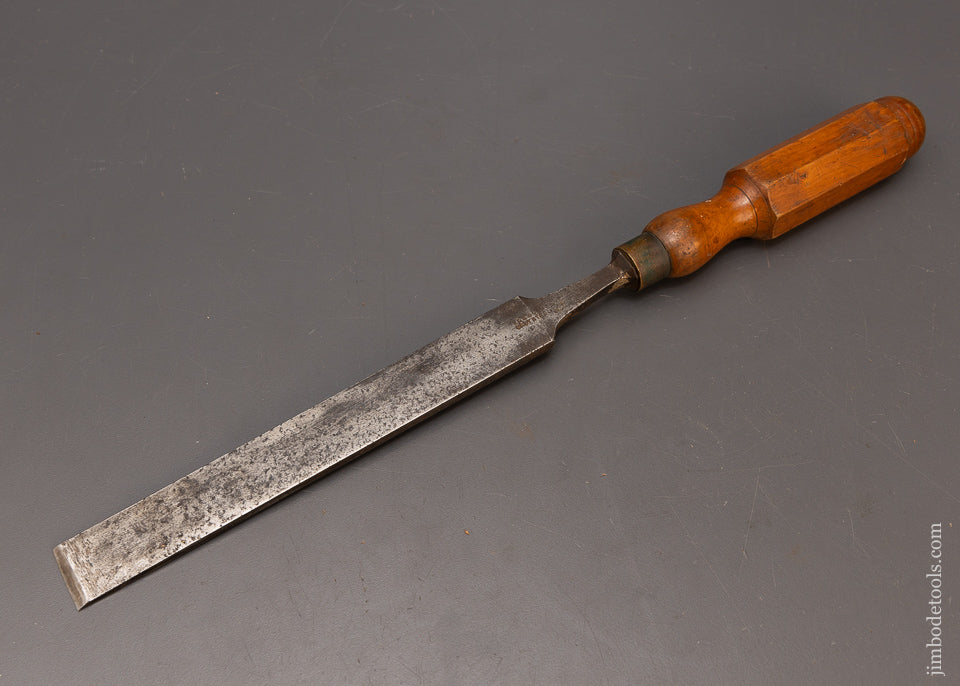 English Long, Thin Paring Chisel with Boxwood Handle 1 Inch I. & H. SORBY - 116807