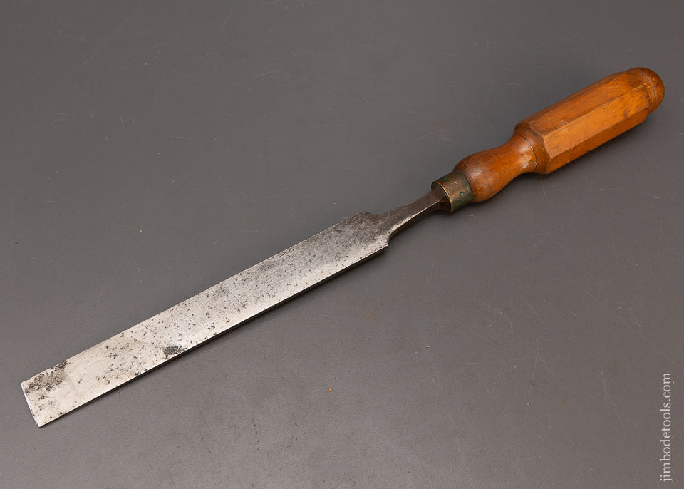 English Long, Thin Paring Chisel with Boxwood Handle 1 Inch I. & H. SORBY - 116807