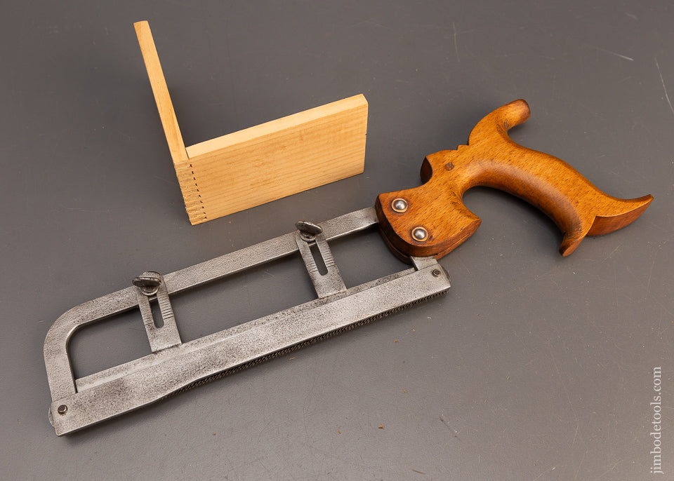 Rare! AUBIN's Patent March 29, 1928 Finger Joint Tenon Saw - 116816